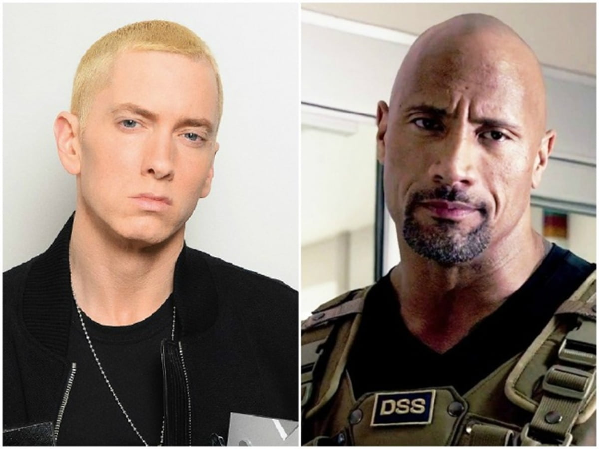 Eminem et Dwayne Johnson même âge pause cafein