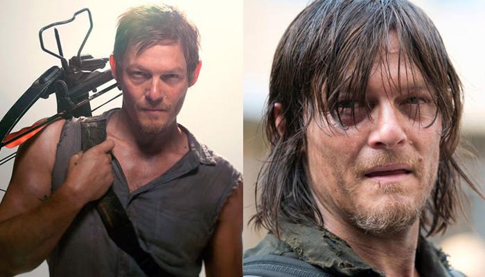 Daryl dans L'évolution physique de vos 10 personnages préférés dans The Walking Dead ! Votez pour les changements les plus choquants !