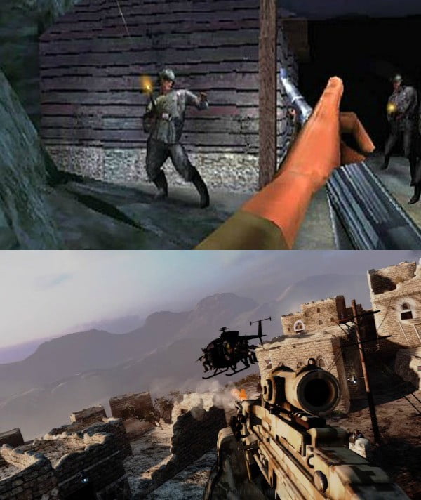 Medal of Honor (1999 — 2012) dans 10 jeux mythiques dont les graphismes se sont améliorés de manière impressionnante