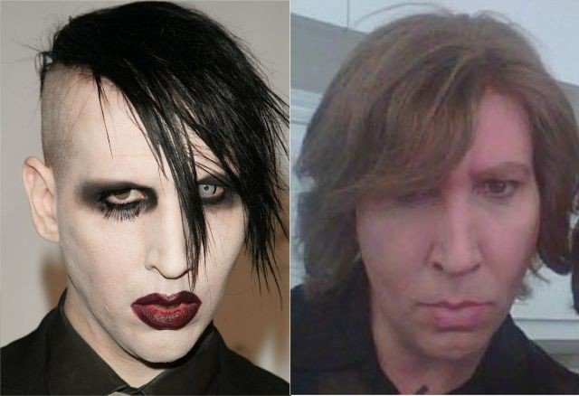 Marilyn Manson dans Qui se cache derrière ces 15 personnages mythiques qui portent un masque ?