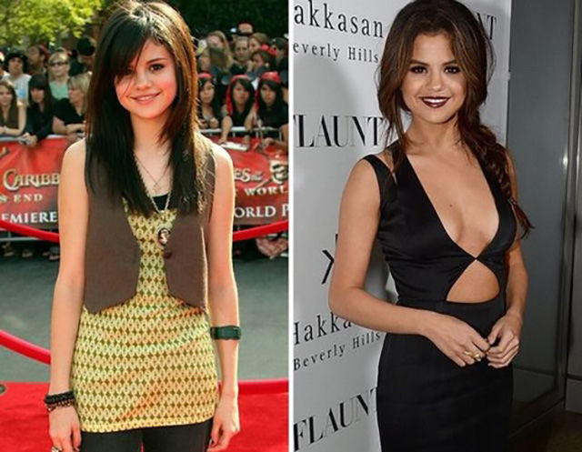 Selena Gomez dans Laquelle de ces 32 célébrités a le plus changé en grandissant ?