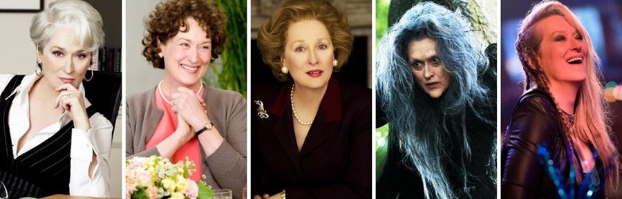 Meryl Streep roles différents